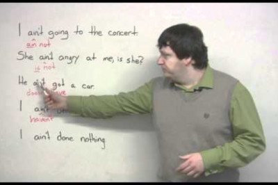 İngilizce Argo (Slang) Dersi: İngilizce'de AIN'T ne anlama geliyor?